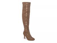 Trill Wide Calf Thigh High Boot Taupe view
