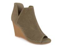 Andies Wedge Bootie Olive Green view