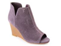 Andies Wedge Bootie Purple view