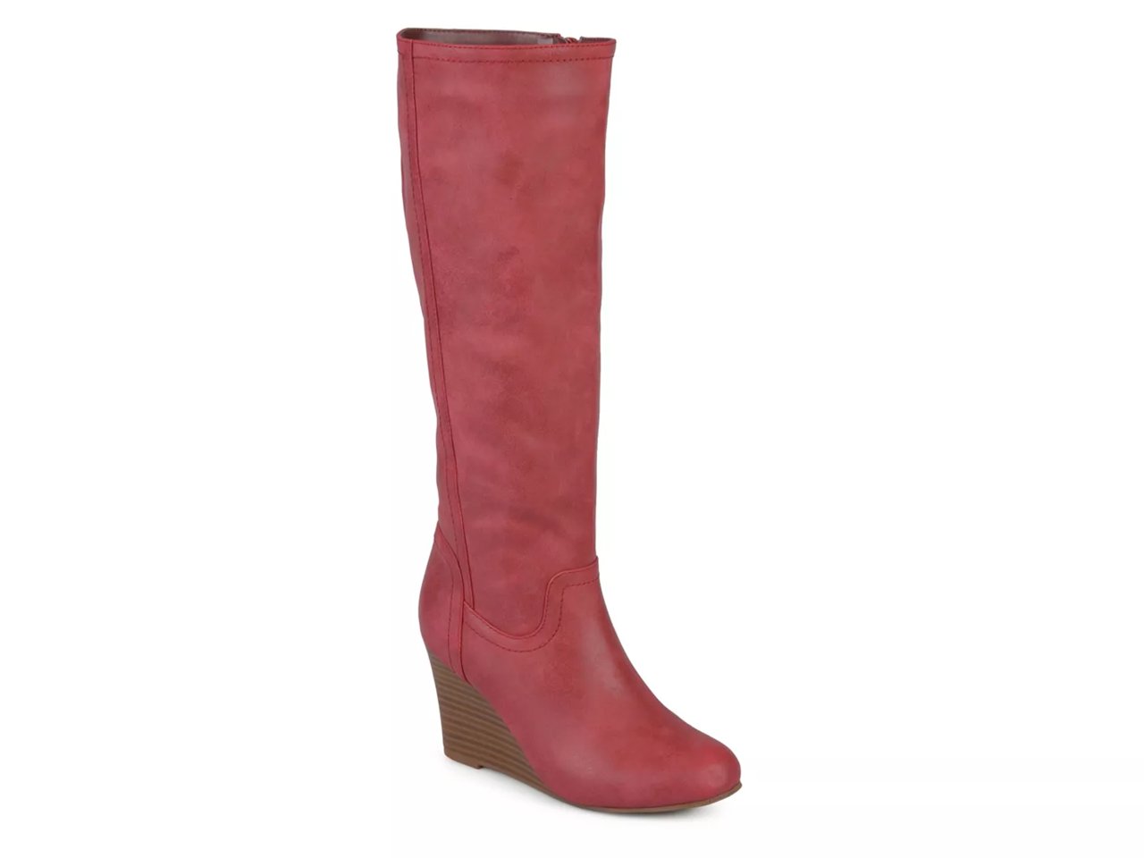 Langly Wide Calf Wedge Boot