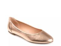 Kavn Ballet Flat Rose Gold Metallic view