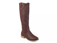 Taven Extra Wide Calf Riding Boot Burgundy view