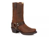 Harness Western Cowboy Boot Dark Brown view