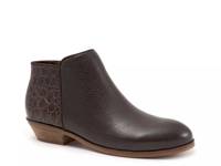 Rocklin Bootie Dark Brown Croc Print Leather view