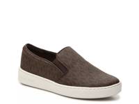 Keaton Slip-On Sneaker Dark Brown Logo view