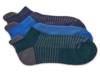 Training No Show Socks - 3 Pack Blue/Navy/Dark Green view