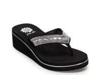 Marcy Wedge Sandal Black view