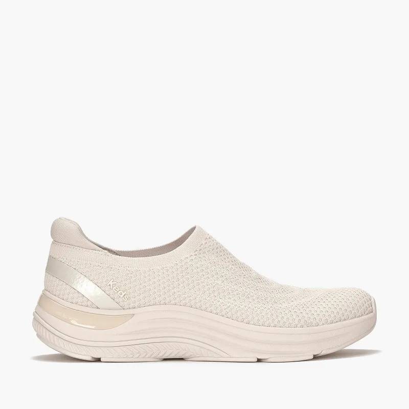 A side view of the BlissMove Knit Ease in Parchment. Shop Now.