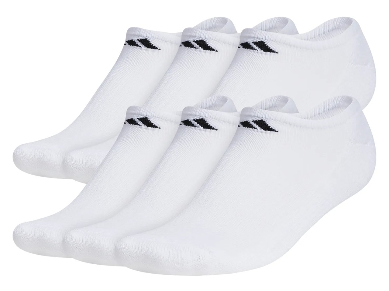 Athletic Cushioned Men’s No Show Socks - 6 Pack
