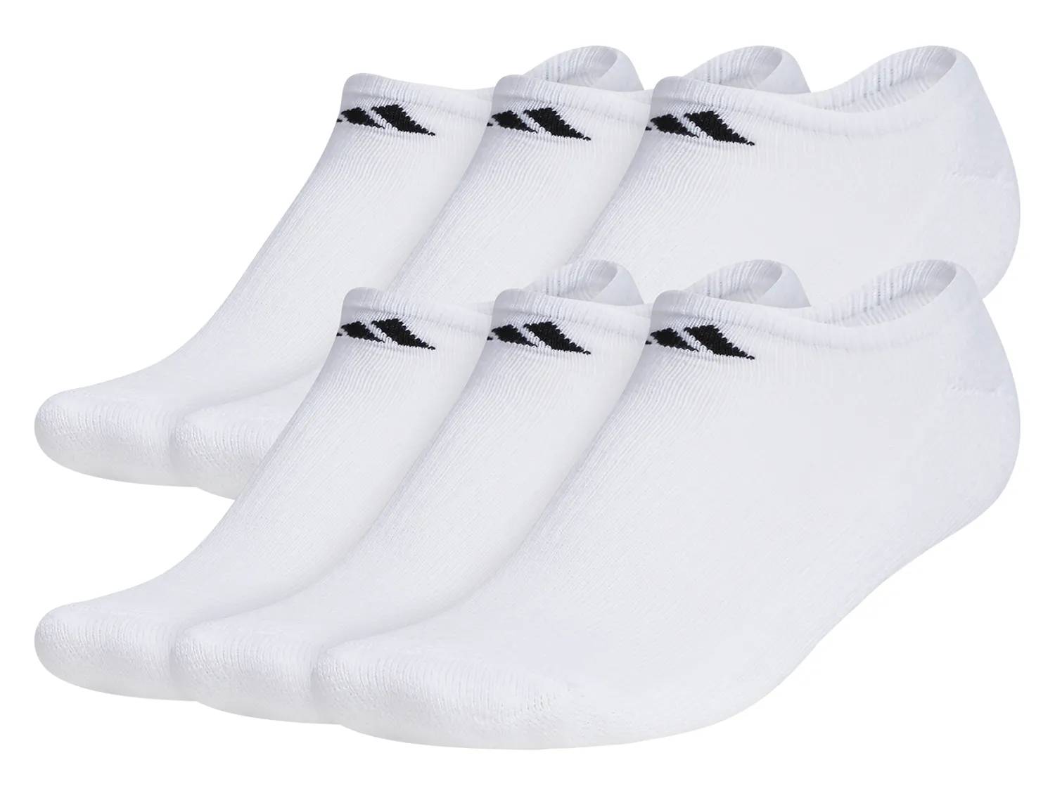 Athletic Cushioned Mens No Show Socks - 6 Pack