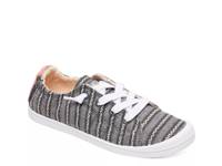 Bayshore III Slip-On Sneaker - Women's Black/Grey/White Stripe Fabric view