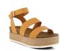 Larissa Espadrille Platform Sandal Camel Faux Leather view