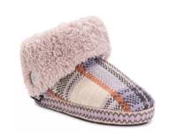 Melina Bootie Slipper Taupe/Orange/Multicolor Plaid view