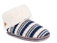 Melina Bootie Slipper Navy view