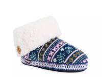 Melina Bootie Slipper Navy view