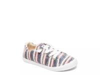 Bayshore III Slip-On Sneaker - Kids' Navy/Pink Stripes view