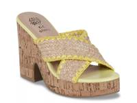 Elsa Flat Sandal Yellow view