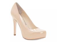 Parisah Platform Pump Beige Patent view