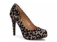 Parisah Platform Pump Gold Metallic/Black Leopard Print Glitter Mesh/Velvet view