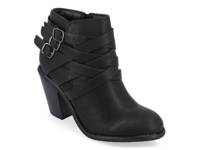Strap Wide Bootie Black view