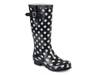Mist Rain Boot Black Polka Dot view