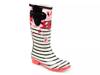Mist Rain Boot Black Stripe/Pink Floral view