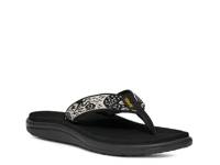 Voya Flip Flop Black/White view