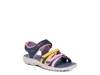 Tirra Sandal - Kids' Navy/Lavender/Yellow view
