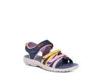 Tirra Sandal - Kids' Navy/Lavender/Yellow view