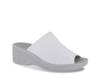 Airy Wedge Sandal White view