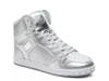Glam Pie High-Top Sneaker Silver Metallic view