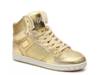 Glam Pie High-Top Sneaker Gold Metallic view