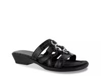 Torrid Sandal Black Embossed Faux Leather view