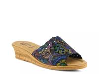 Estella Wedge Sandal Black Multicolor view