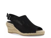 Stacy Espadrille Wedge Sandal Black view