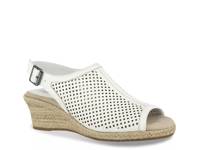Stacy Espadrille Wedge Sandal White view