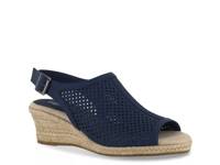 Stacy Espadrille Wedge Sandal Navy view