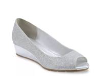 Candra Wedge Pump Silver Metallic view