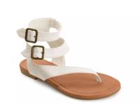 Kyle Flat Sandal White view