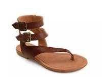 Kyle Flat Sandal Dark Brown view