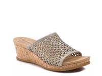 Flossey Wedge Sandal Taupe view