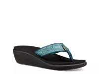 Voya Wedge Flip Flop Blue/Light Blue view