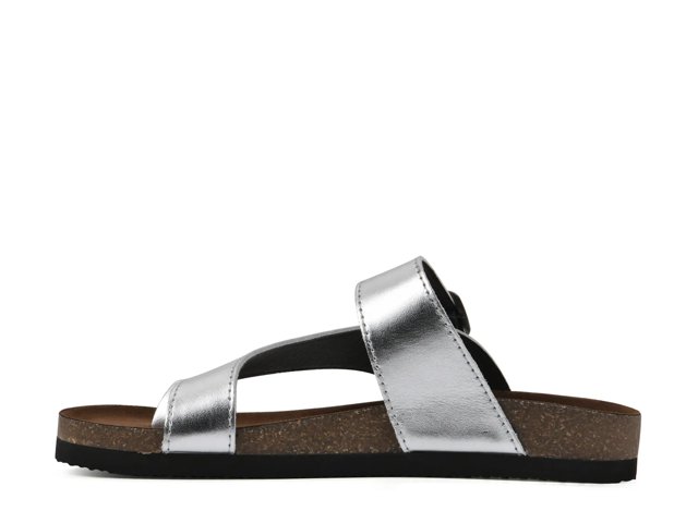 Carly Nubuck Flat Sandal