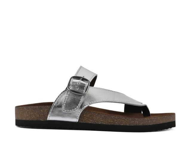 Carly Nubuck Flat Sandal