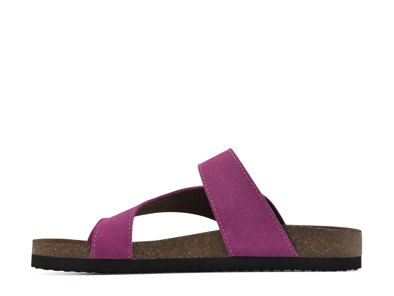 Carly Nubuck Flat Sandal