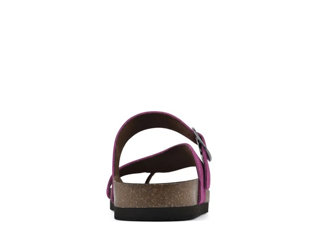 Carly Nubuck Flat Sandal