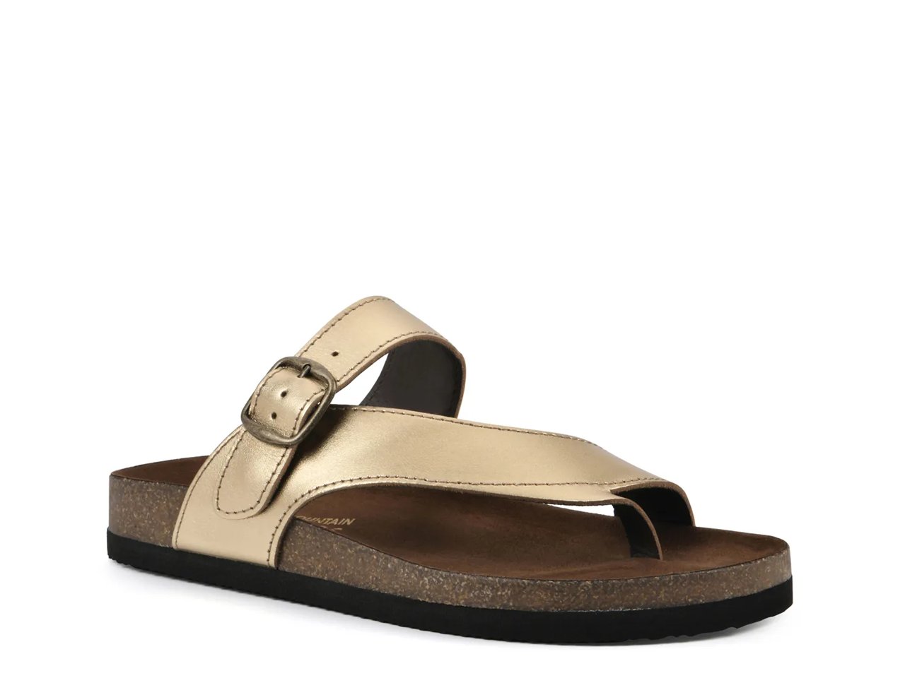 Carly Nubuck Flat Sandal