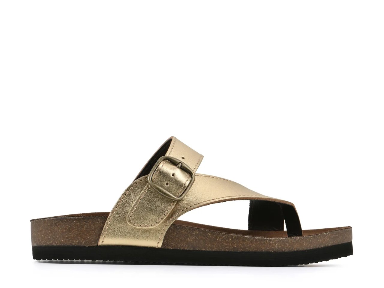 Carly Nubuck Flat Sandal