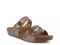 Freesia Wedge Sandal Grey view