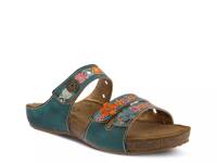 Freesia Wedge Sandal Teal view